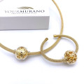 AUREA FLAIR ROUND Murano Glass Bead Bracelet and Necklace