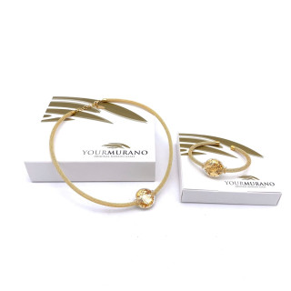 Murano Glass Necklace and Bracelet