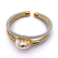 GLAM DISC MIX Luxury Blown Murano Glass Bracelet