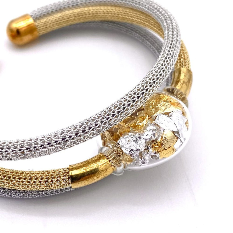 Gold and Silver Bracelet