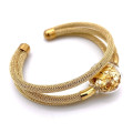 GLAM DISC GOLD Authentic Murano Glass Bracelet