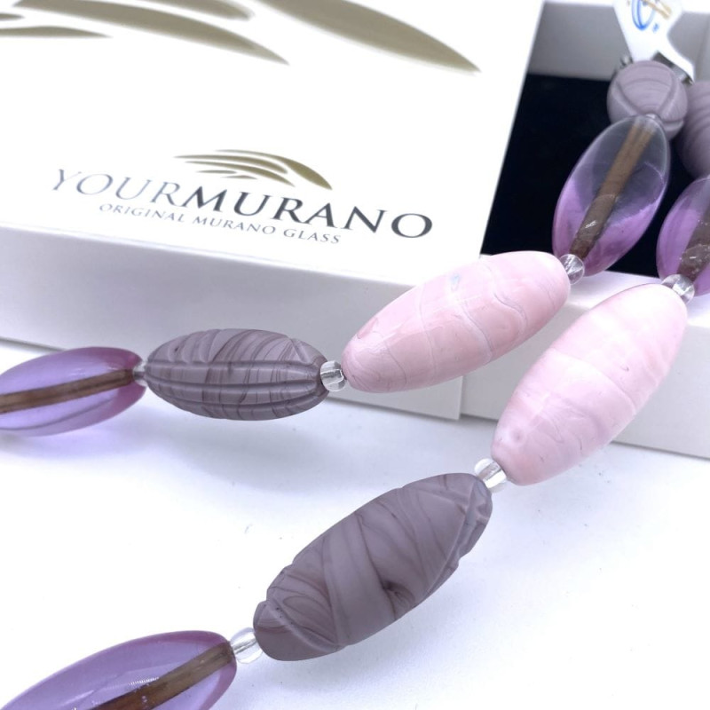 Long beads modern necklace