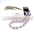 BIGLIA PINK Modern Glass Necklace from Made in Italy Tradition