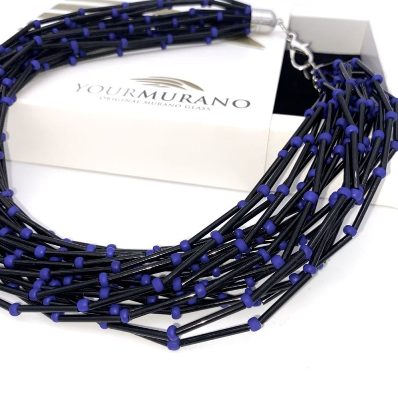 Black and Blue Necklace