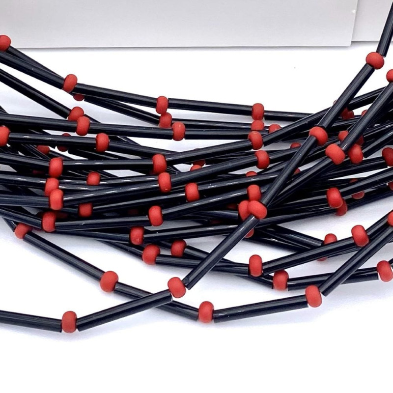 Black and Red Necklace