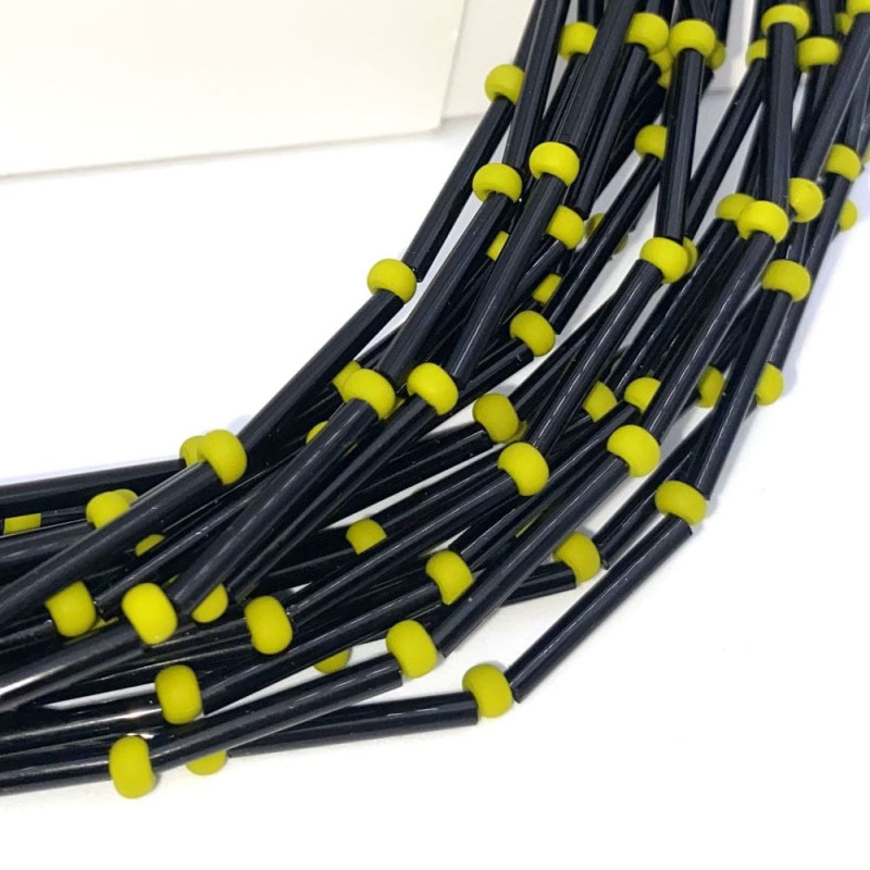 Black and Yellow Necklace