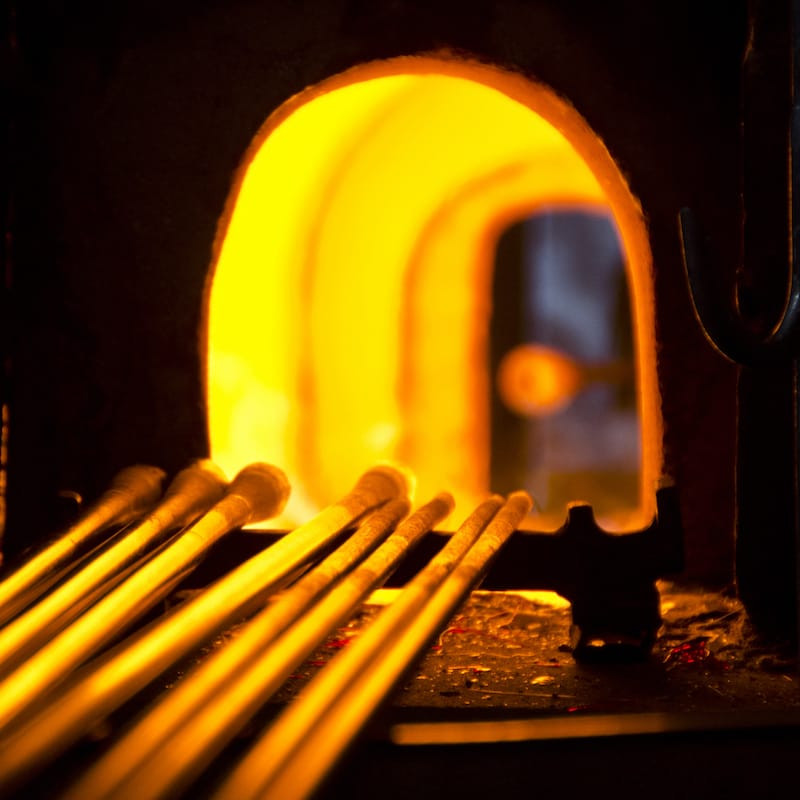 Forno Produzione vetro di Murano