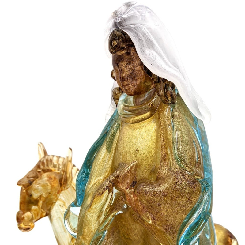 Murano Glass Nativity Scene Big Size Sculptures