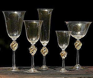 Set bicchieri matrimonio