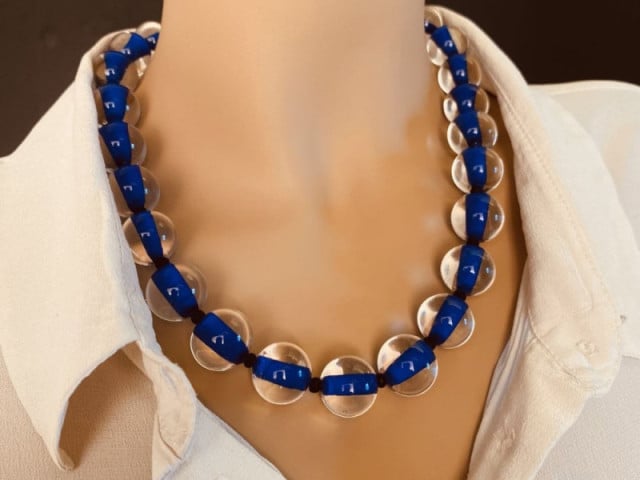 Exploring the Elegance of Bead Glass Necklaces