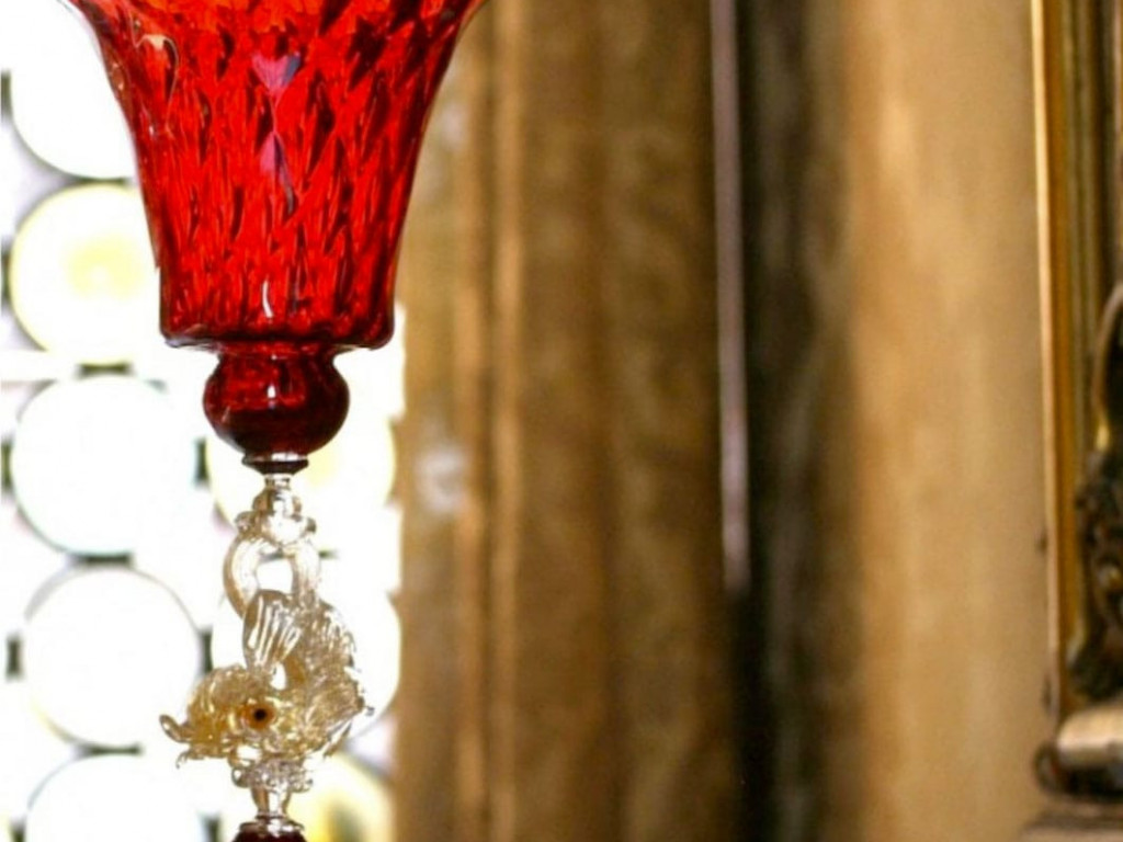 Calici in vetro di Murano