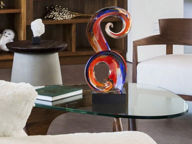 Murano Glass Abstract Sculptures 