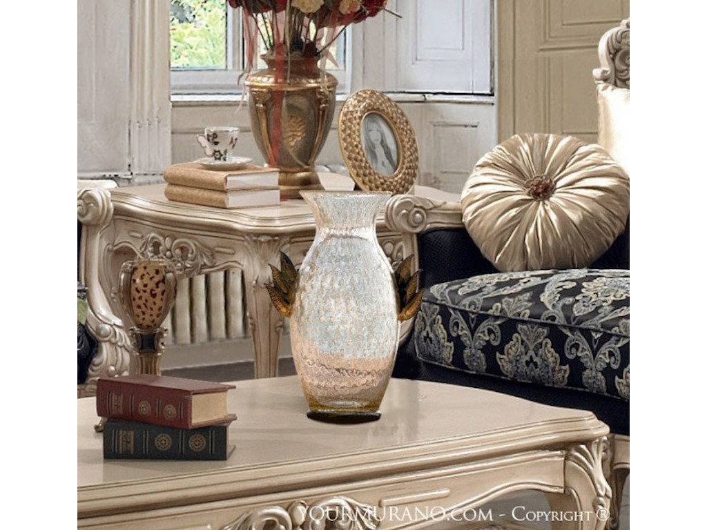 Classical Vases of Traditional Murano Glass Art