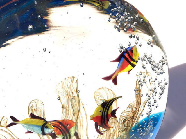 Luxury Aquariums in Murano Blown Glass