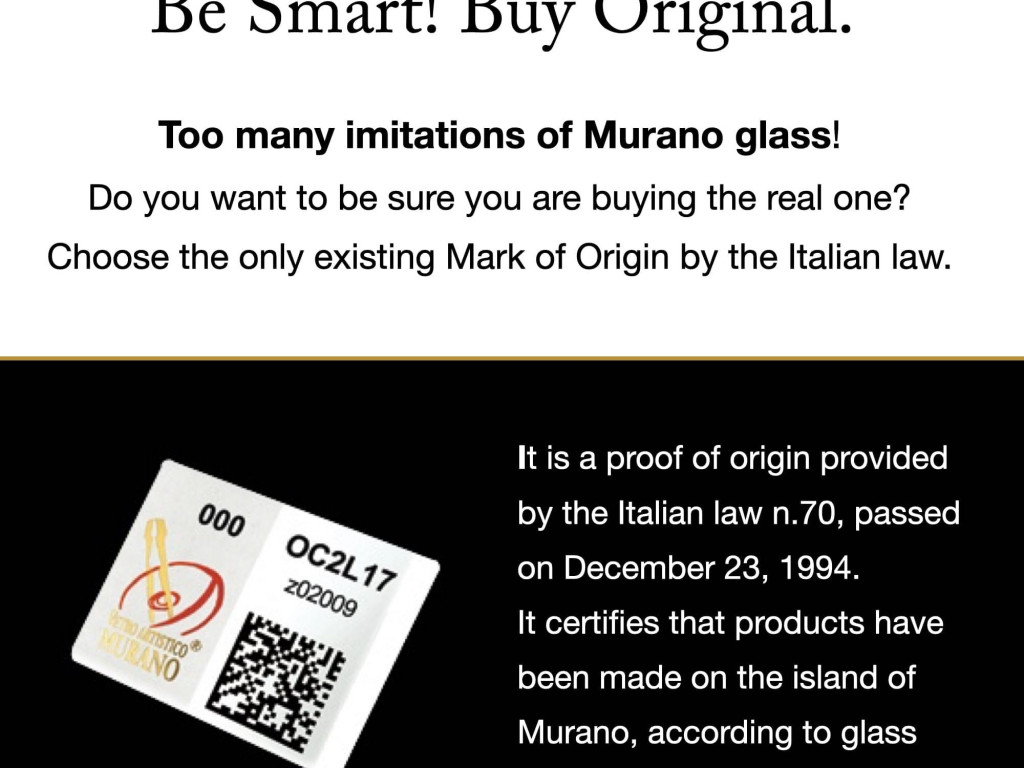 How to recognize original Murano Glass 