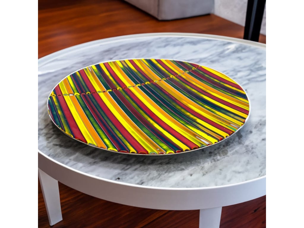  Piatti Decorativi in Vetro Soffiato di Murano: L'Arte del Vetro di Murano