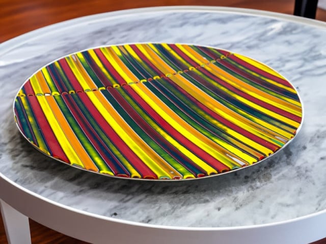  Piatti Decorativi in Vetro Soffiato di Murano: L'Arte del Vetro di Murano